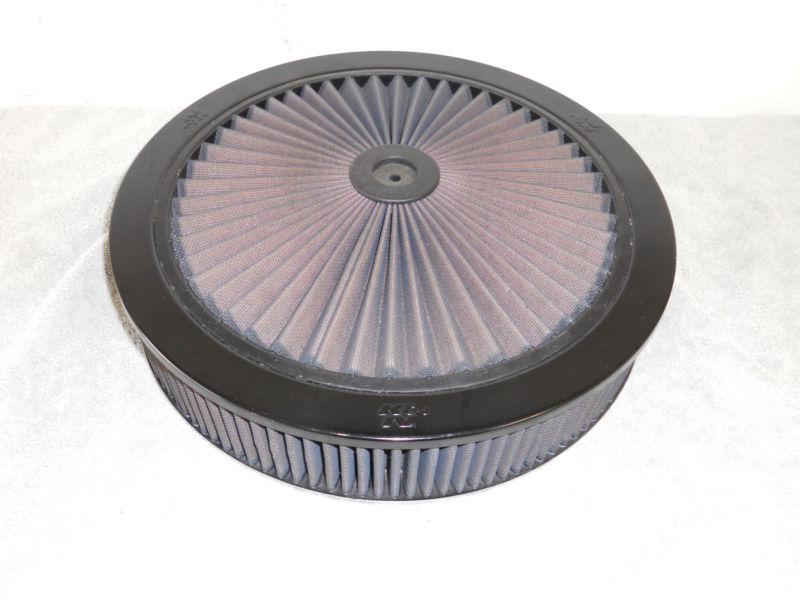 K&n 14 inch air cleaner assembly 66-3050 high flow extreme z28 nova chevelle