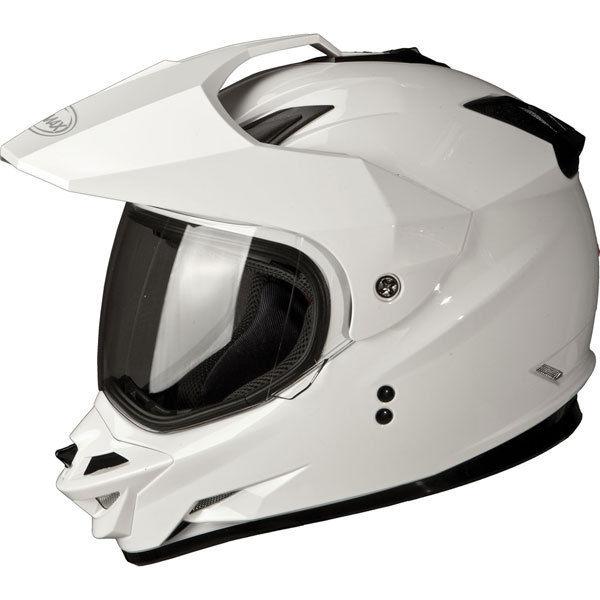 White xxl gmax gm11d dual sport helmet