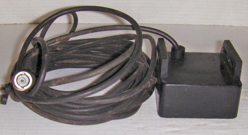 Lowerance radarsonics transducer & plug-in power cable 