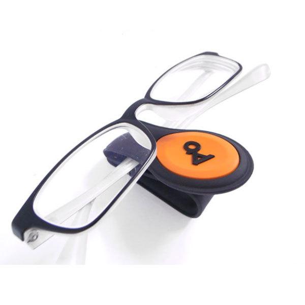 Autoban soft car auto vehicle sun visor sunglasses eyeglasses holder clip orange