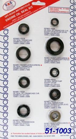 K&s engine oil seal kit fits honda cr80r 1983-2002