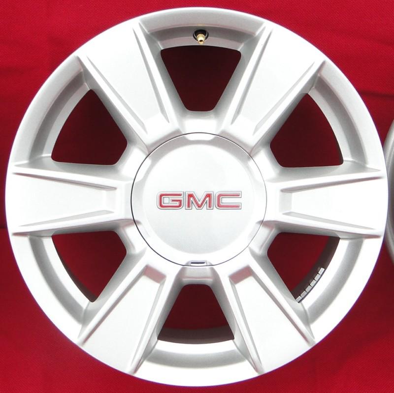 17" gmc terrain silver alloy factory silver wheels rims 2010 2013 oem  5449 nice