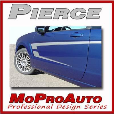 Pierce ford focus graphics - 3m pro vinyl stripes decals 2009 * 607