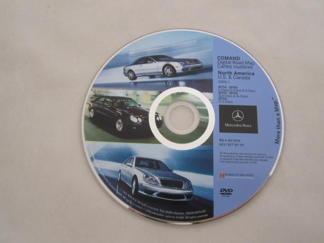 Mercedes-benz navigation disc dvd us & canada 2006.1 oem
