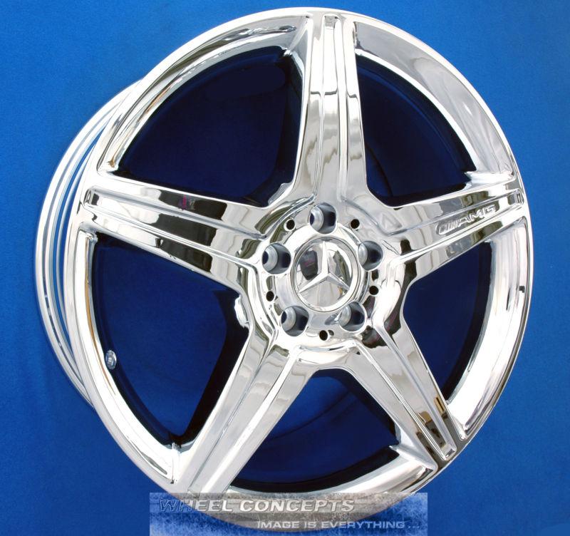 Mercedes s550 s600 amg 19" chrome wheel exchange rims s 550 cl550 cl 600
