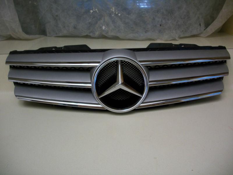 Mercedes sl class amg sport sl55 sl550 sl600 07 08 grille oem w emblem new 