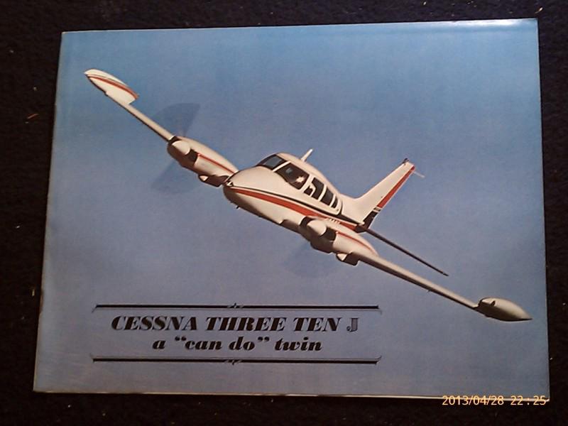 Cessna three ten j sales brochure 1965?
