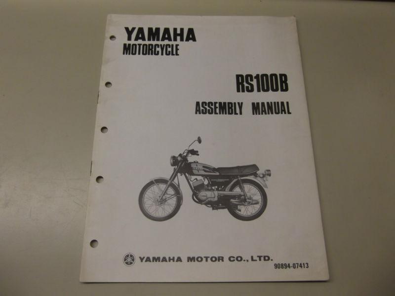 Yamaha rs100b assembly manual yamaha motor co.,ltd