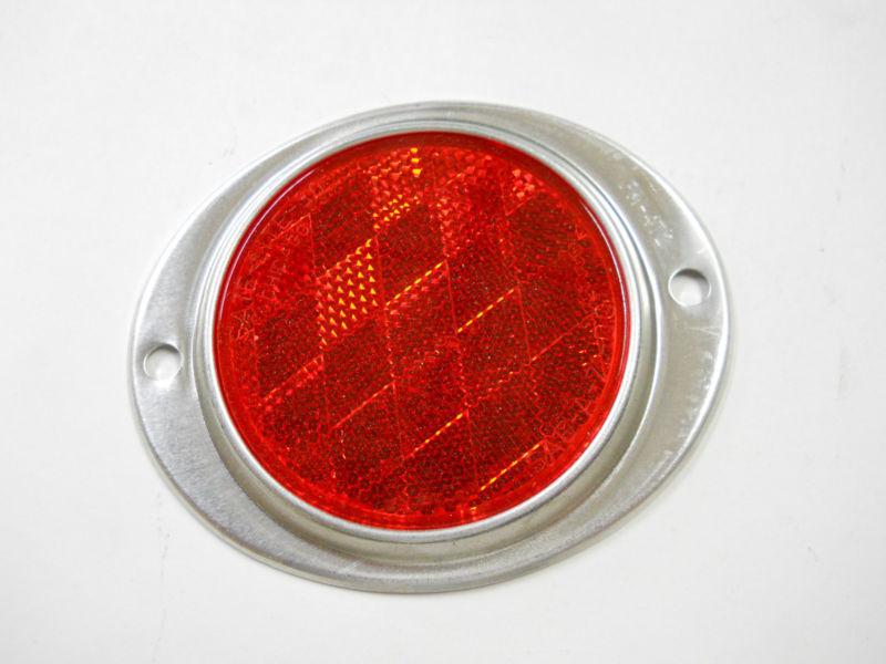 Aluminum marker reflectors for mailboxes drive ways etc. - red