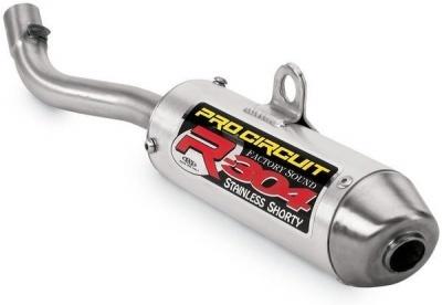 Pro circuit r304 shorty slip on exhaust sy00125-re