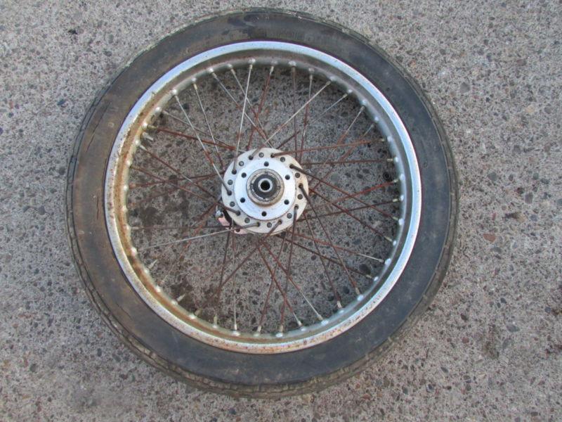 1975 cb500 cb 500 cb500t front wheel rim tire hub