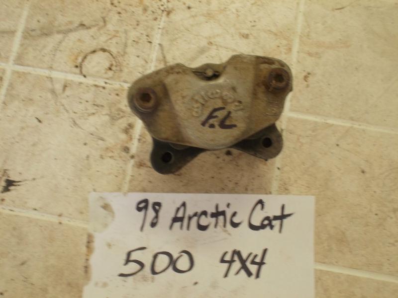98  arctic cat 500 4x4  atv left front brake caliper