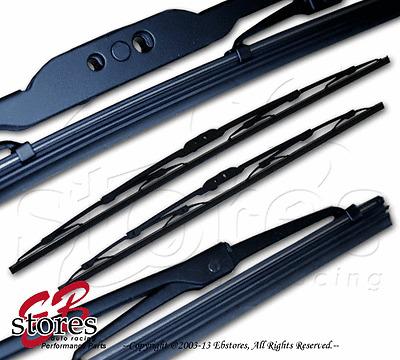 Set of 2 oem replacement bayonet arm wiper blades 19" driver, 19" passenger side