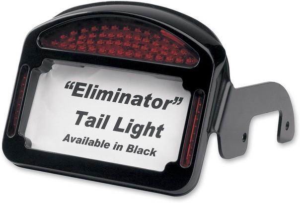 Cycle visions eliminator led taillight / license plate black for hd flht 09-10