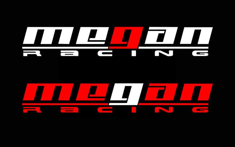 2 x megan racing decal stickers  car truck coupe jdm window choose the colors!