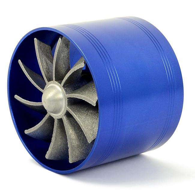 F1-z turbo twist air intake single propeller turbo eco fuel saver fit universal 
