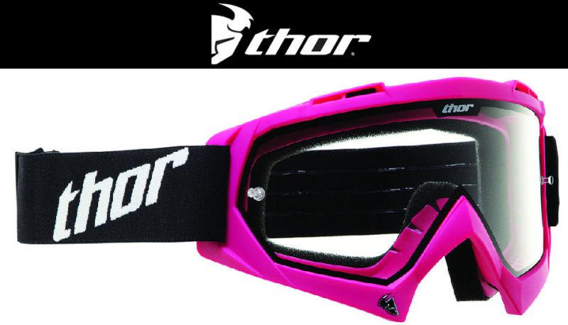 Thor youth enemy pink dirt bike goggles motocross mx atv 2014