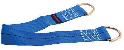 2" x 24" 5000 lb axle tow pull strap blue