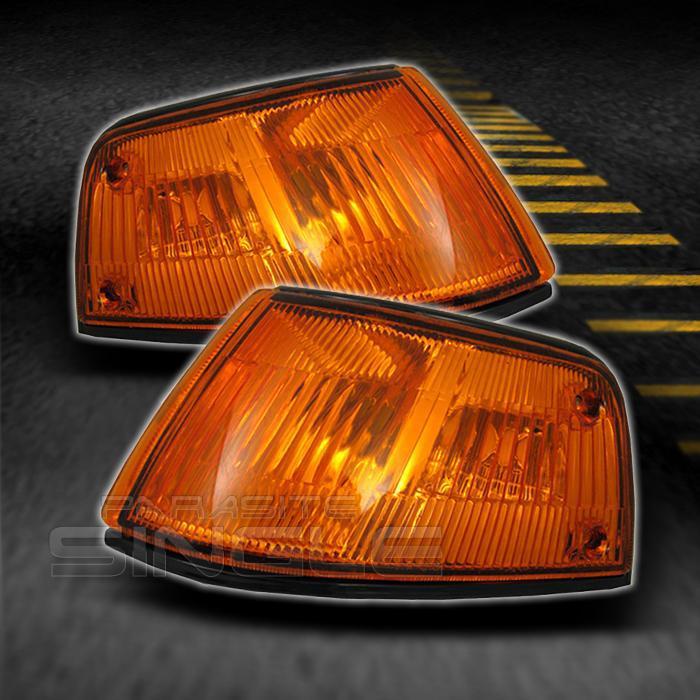 88-89 honda civic 2/3dr jdm amber corner signal parking lights left+right pair
