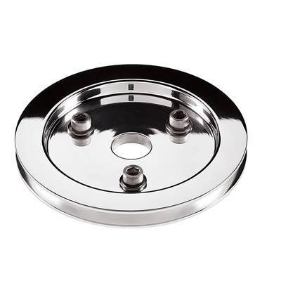 Billet specialties crank pulley sbc short pump 1 groove 81120