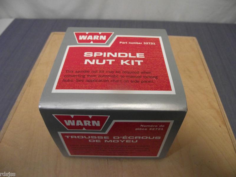 Warn 32721 spindle nut kit new in box 