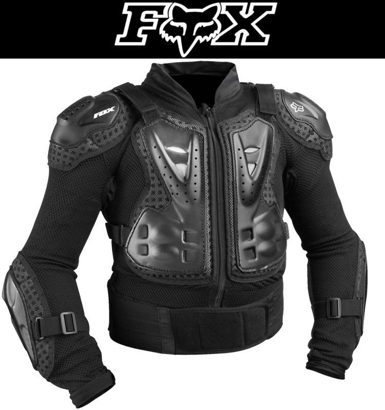 Fox racing youth titan sport black armor jacket motocross mx atv 2013