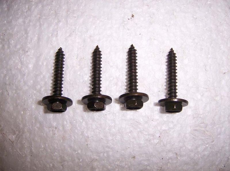 Rear bumper & quarter panel filler screws 4 new 1978 - 1987 el camino 