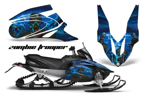 Yamaha apex graphic sticker kit amr racing snowmobile sled wrap decal 06+ zombie
