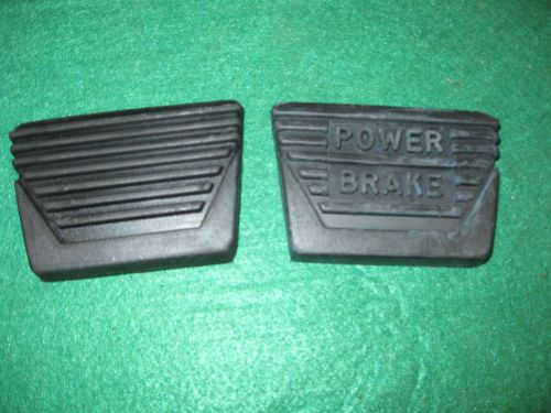 Corvette power brake and clutch pedal pads 1963-1967 pair, new, power brake.