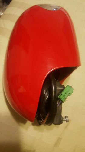 03 10   vw new beetle coupe or convertible left  driver  heated door mirror red