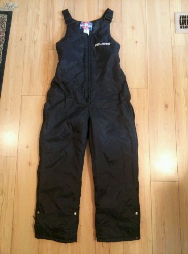 Youth polaris snow bibs size 12 snow suit nylon usa union made black