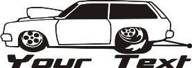 Chevrolet chevy vega wagon pro street drag racing decal nos v8 turbo nitrous