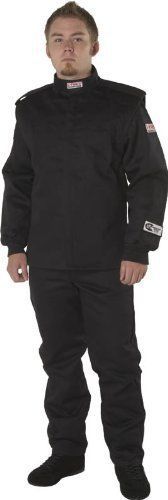 G-force 4526lrgbk gf 525 black large multi-layer racing jacket