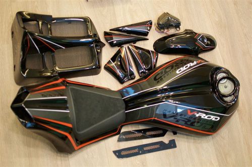 Harley-davidson v-rod custom body kit combo. 07-16 vrsc, vrscdx, vrscf full set