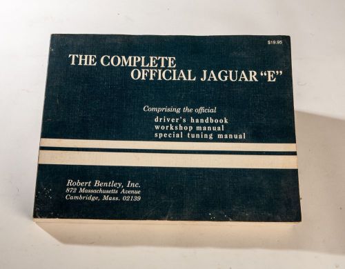 The complete official jaguar &#034;e&#034; 2nd revised edition publ. 1974