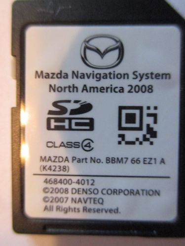 10 11 mazda3 mazda 3 cx-7 navigation sd card map u.s canada mexico bbm7 66 ez1a