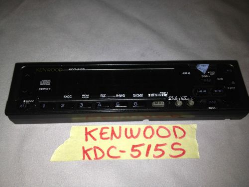 Sale kenwood radio faceplate model kdc-515s  kdc515s tested good guaranteed