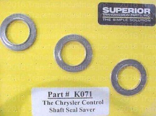 A618 618 47re 47rh superior k071 manual control shaft seal saver kit for mopar