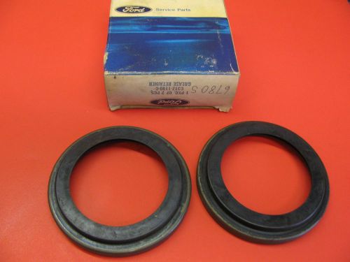 Pair of nos 1953-1972 ford truck front wheel grease retainers c3tz-1190-c