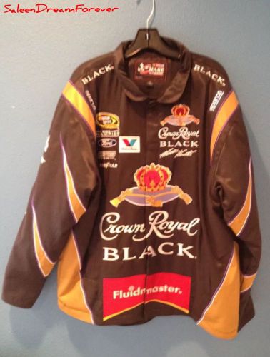 Nascar team fluidmaster roush fenway #17 racing embroidered race jacket ford gt