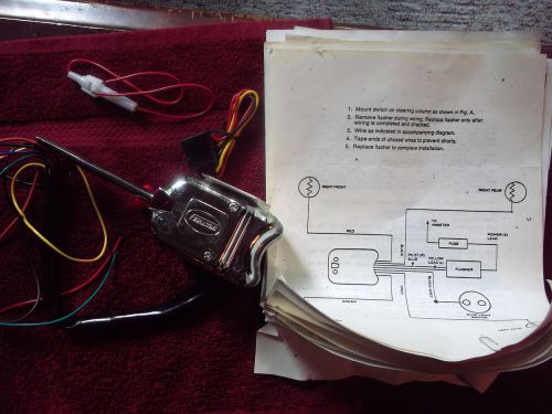 6 six volt v directional blinker turn signal kit switch, installation directions
