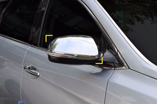 Kd safe side mirror cover guard trim moulding 2pc for hyundai santafe 2014 new