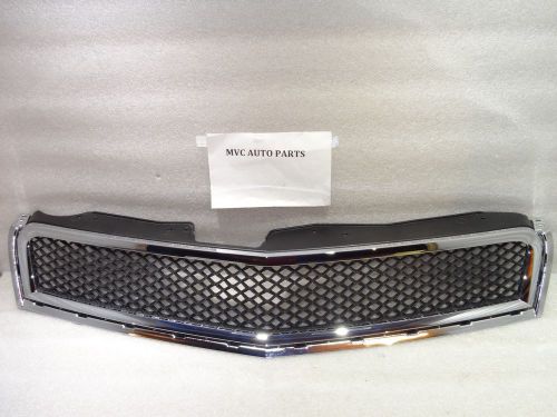 2009 - 2013 chevy traverse genuine factory upper chrome &amp; black grill grille oem