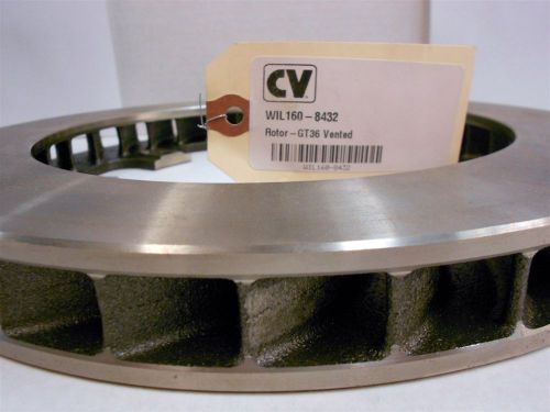 Wilwood 160-8432 rh iron vented brake rotor gt36 12.19&#034; dia .810&#034; thick new each