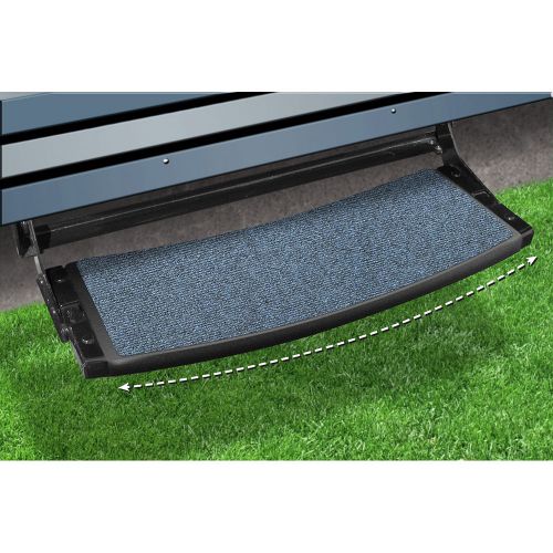 Prest-o-fit 2-0372 outrigger radius rv step rugs 22 in wide atlantic blue