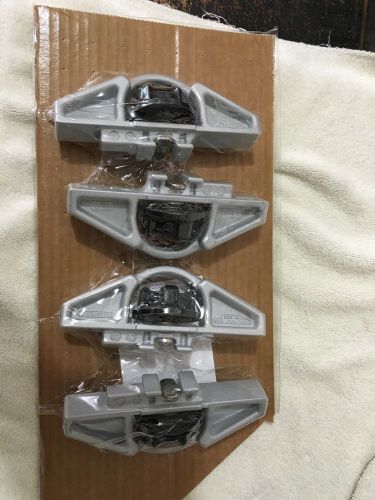 New &#034;toyota&#034; tacoma / tundra: factory set of 4 bed rail ~cleats~ cargo tie-downs