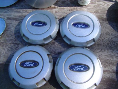 2004 2005 2006 2007 2008 ford f150 (4) silver center caps  4l34-1a096-aa