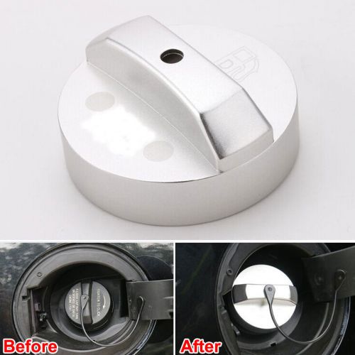 Aluminum fuel gas oil filter tank tube cap cover for cherokee 2014 15 16 silver