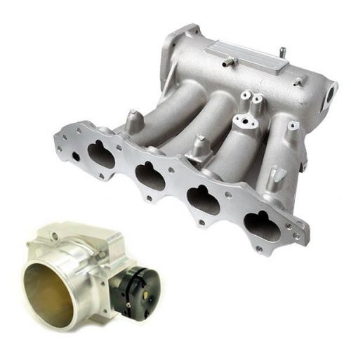 Rev9 94-01 integra dc2 gsr b18c1 aluminum cast intake manifold + throttle body