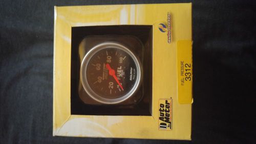 Autometer fuel pressure gauge 3312